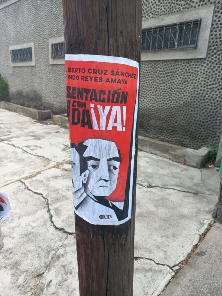 Pega de carteles