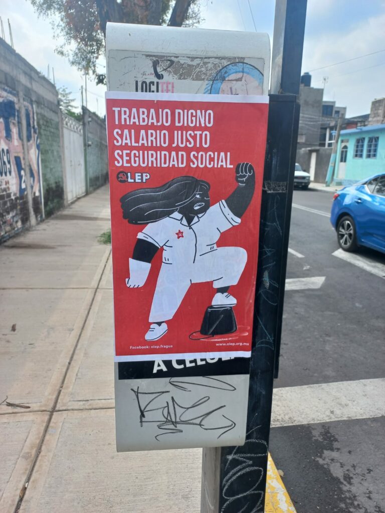 Pega de carteles