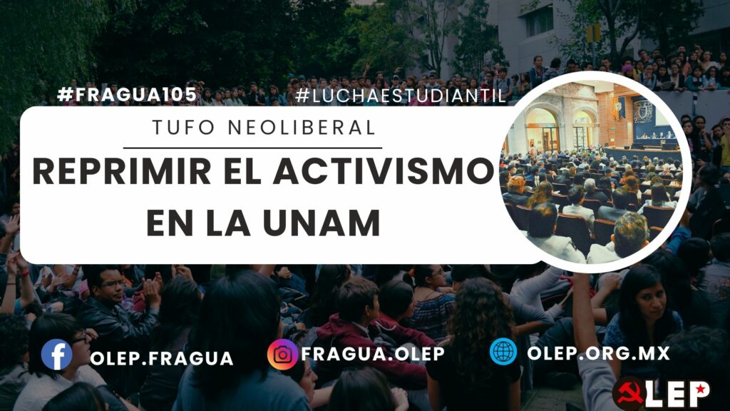 Reprimir el activismo en la UNAM