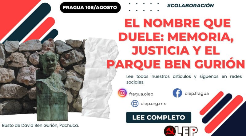 El nombre que duele: Memoria, justicia y el parque Ben Gurión