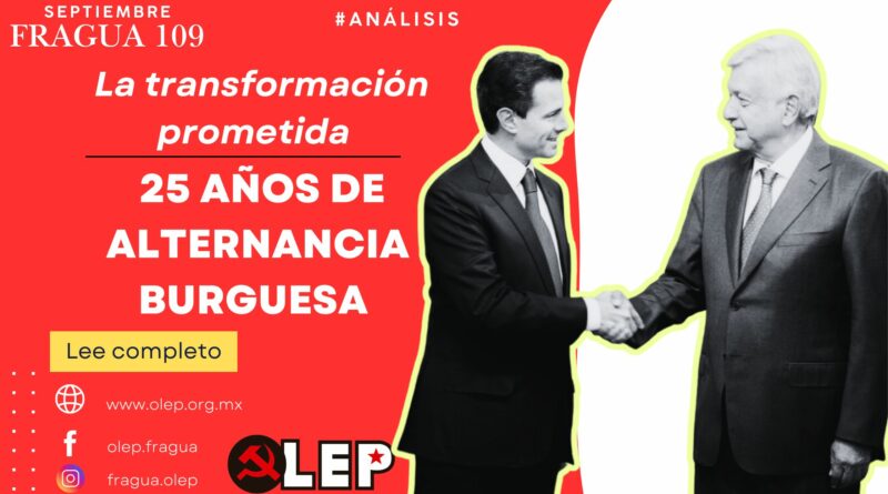 25 años de alternancia burguesa. La transformación prometida