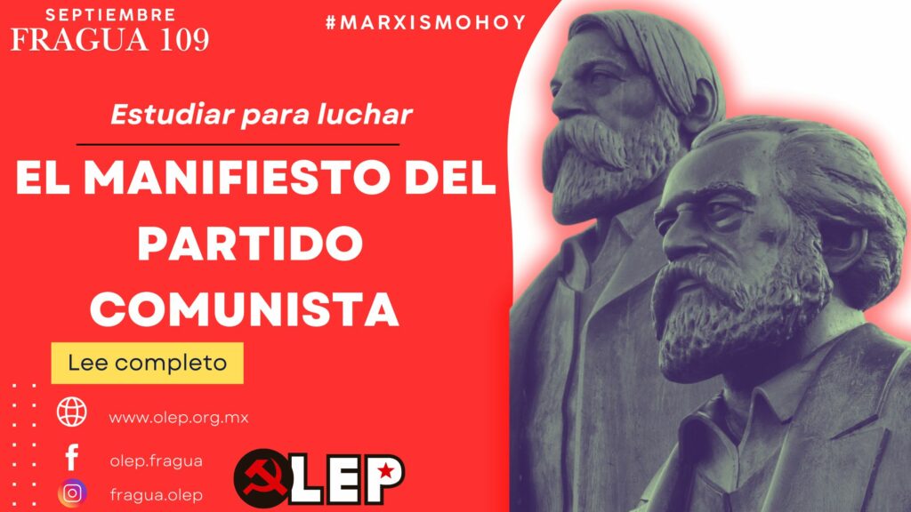 El Manifiesto del Partido Comunista. Estudiar para luchar