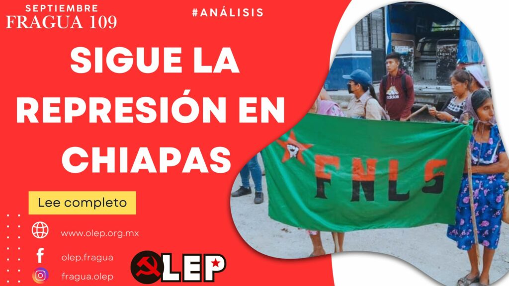 Sigue la represión en Chiapas
