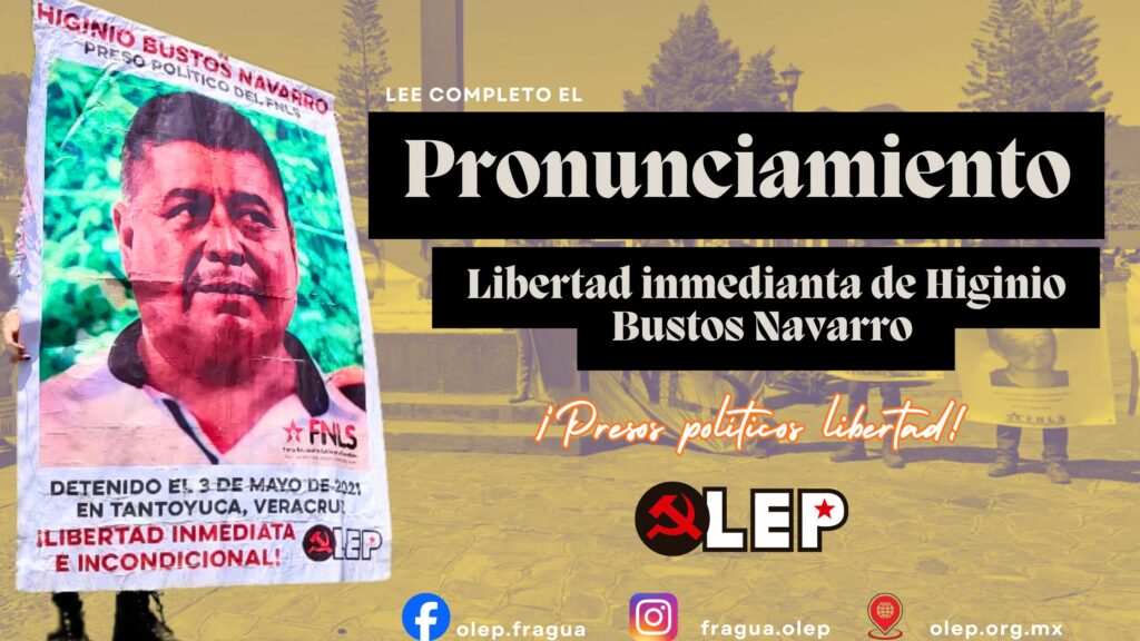 Pronunciamiento por la libertad de Higinio Bustos Navarro