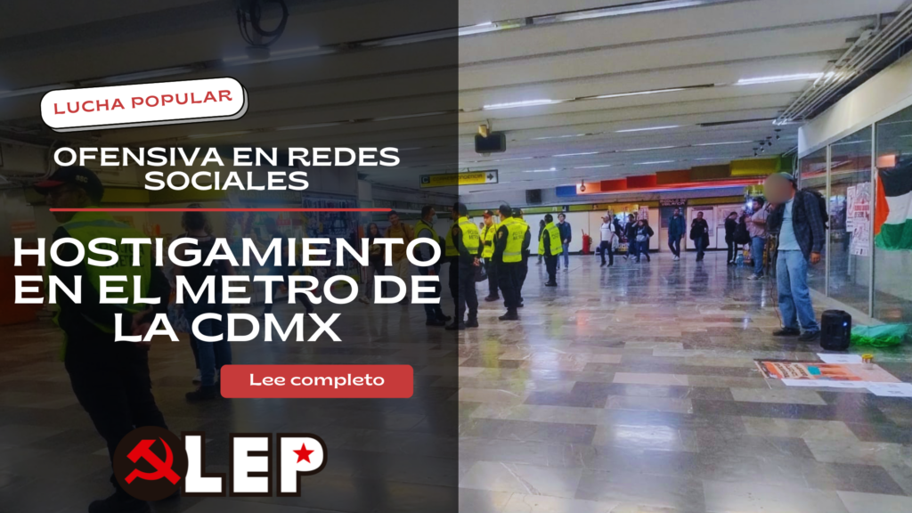 Hostigamiento en el metro de la CDMX. La información es un derecho humano