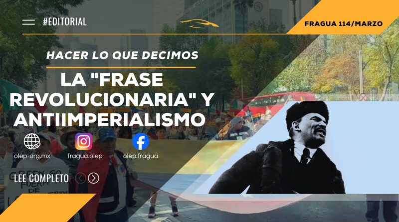 La "frase revolucionaria"