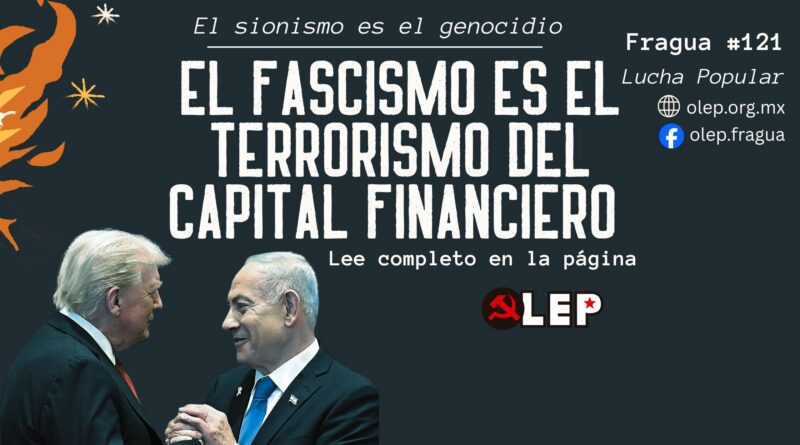 Fascismo y nazisionismo. El sionismo es el genocidio.